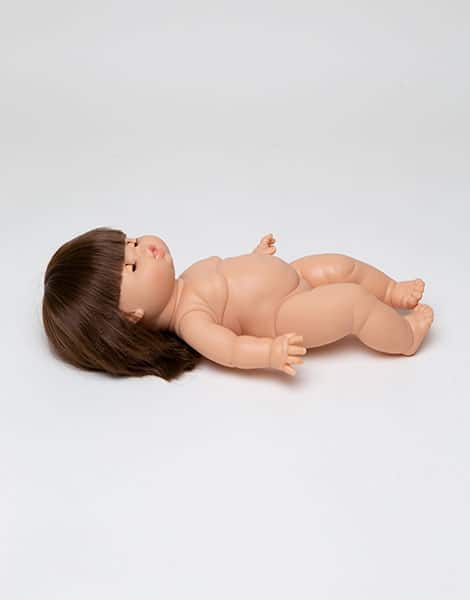 Puppe Chloé mit Schlafaugen 34 cm - OHNE Kleidung & Accessoires