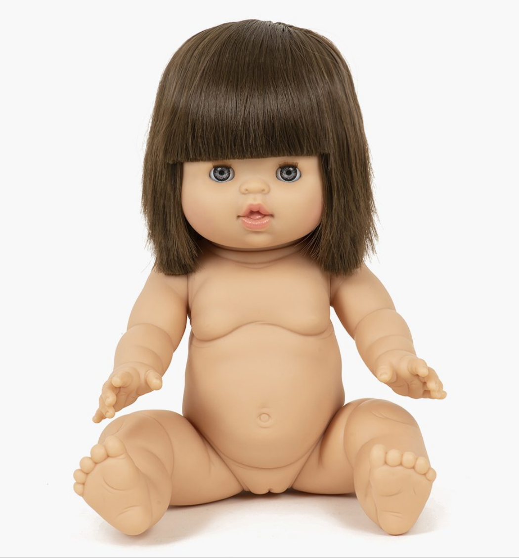 Puppe Chloé mit Schlafaugen 34 cm - OHNE Kleidung & Accessoires
