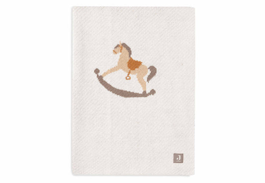 Babydecke Strick 75x100cm - Nostalgic Ride