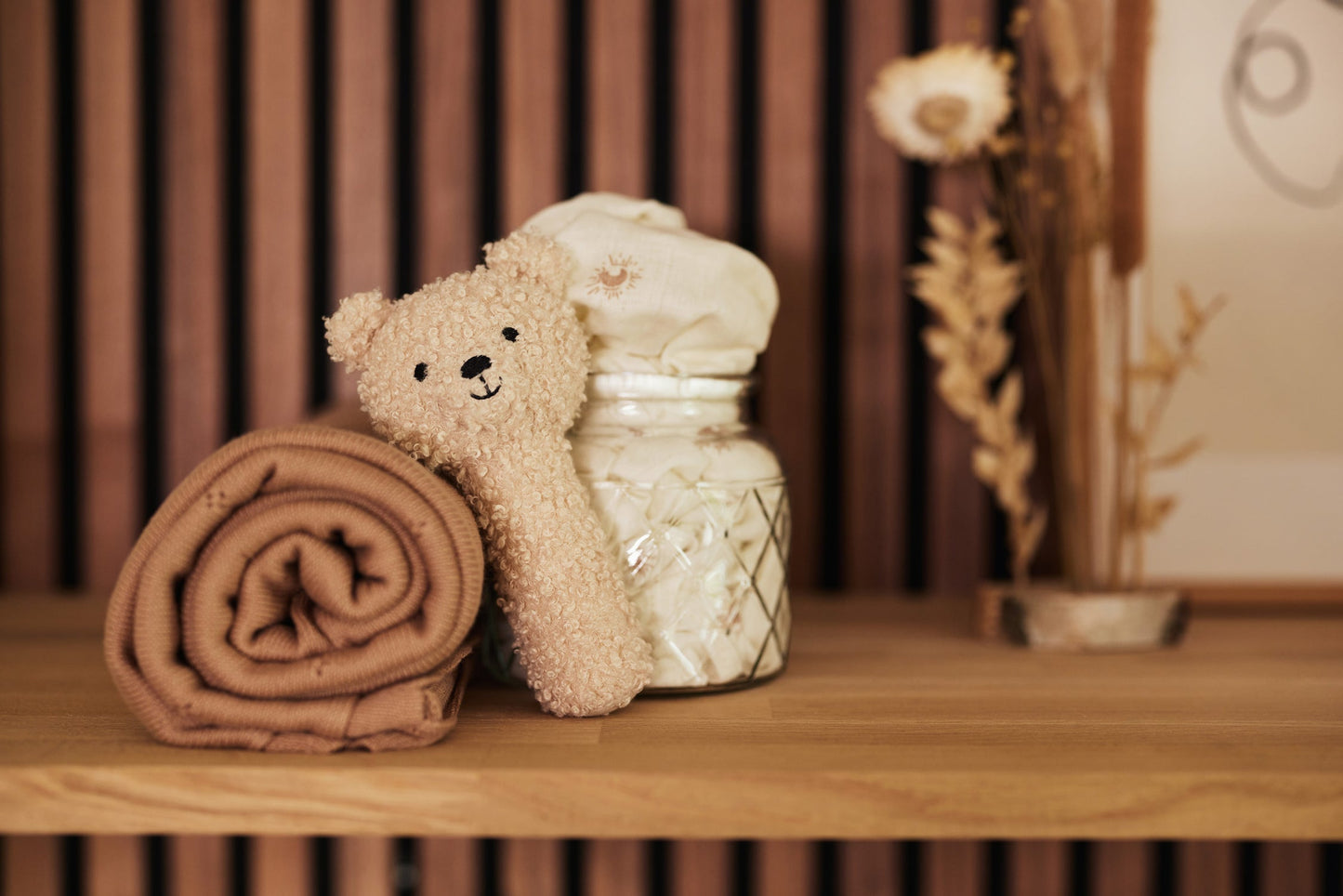 Rassel Teddy Bear - Naturel