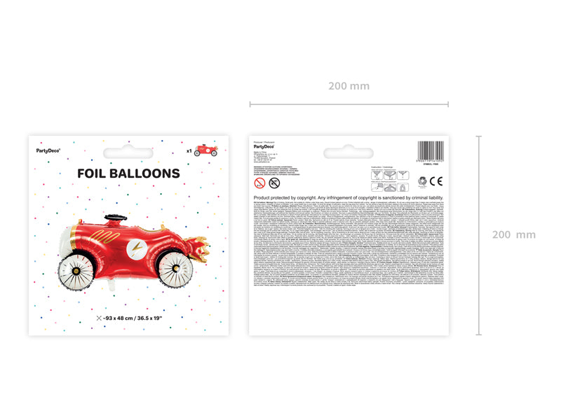 Folienballon Oldtimer Rennwagen