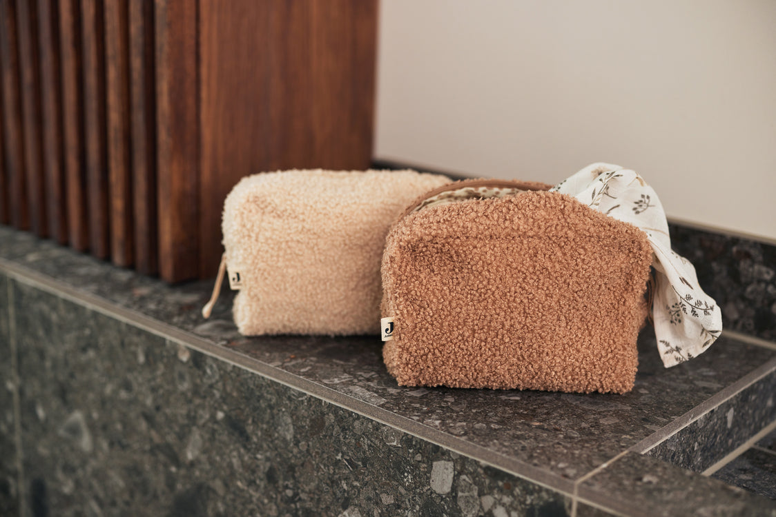 Kosmetiktasche Boucle - Biscuit