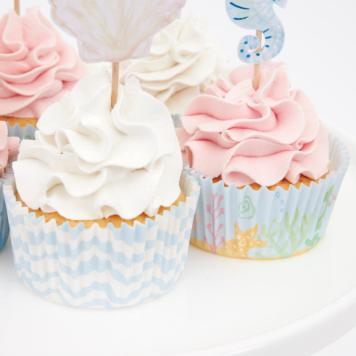 Cupcake-Set - Meerjungfrau