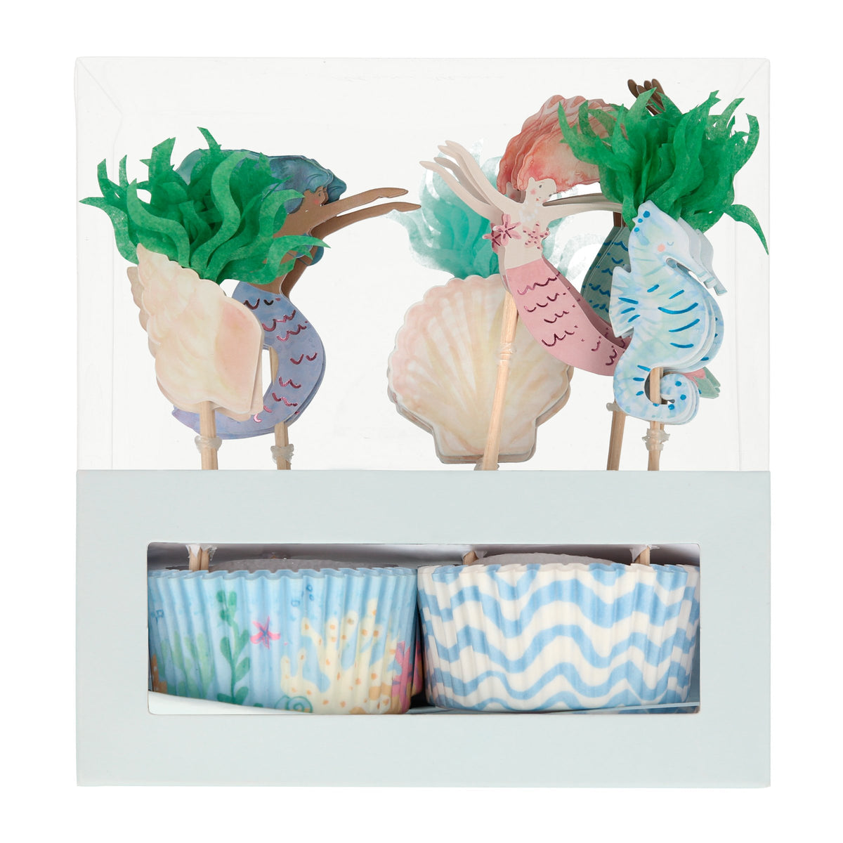 Cupcake-Set - Meerjungfrau