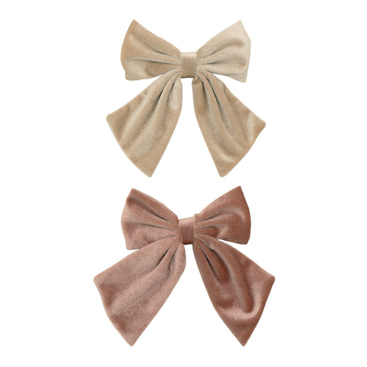 Agnes Oversize Samtschleifen Set