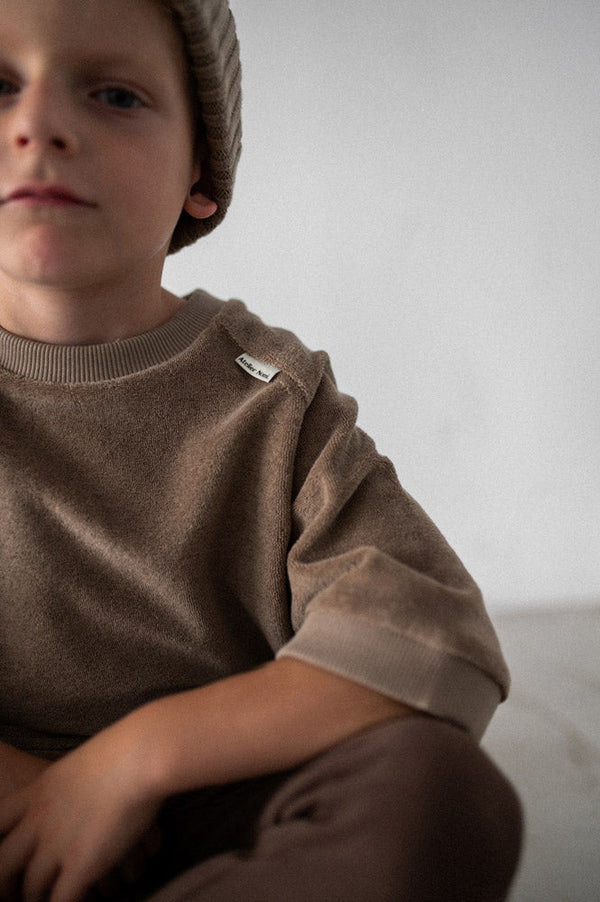 Frottee-Shirt Nizza - Olive