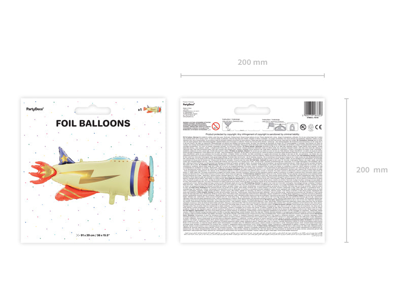 Folienballon Flugzeug