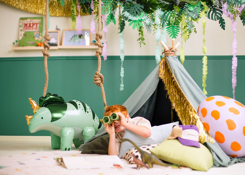 Folienballon Triceratops Dinosaurier stehend