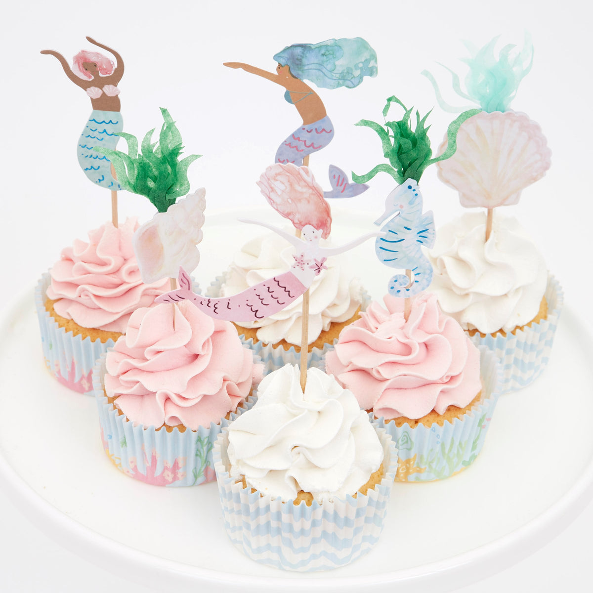 Cupcake-Set - Meerjungfrau