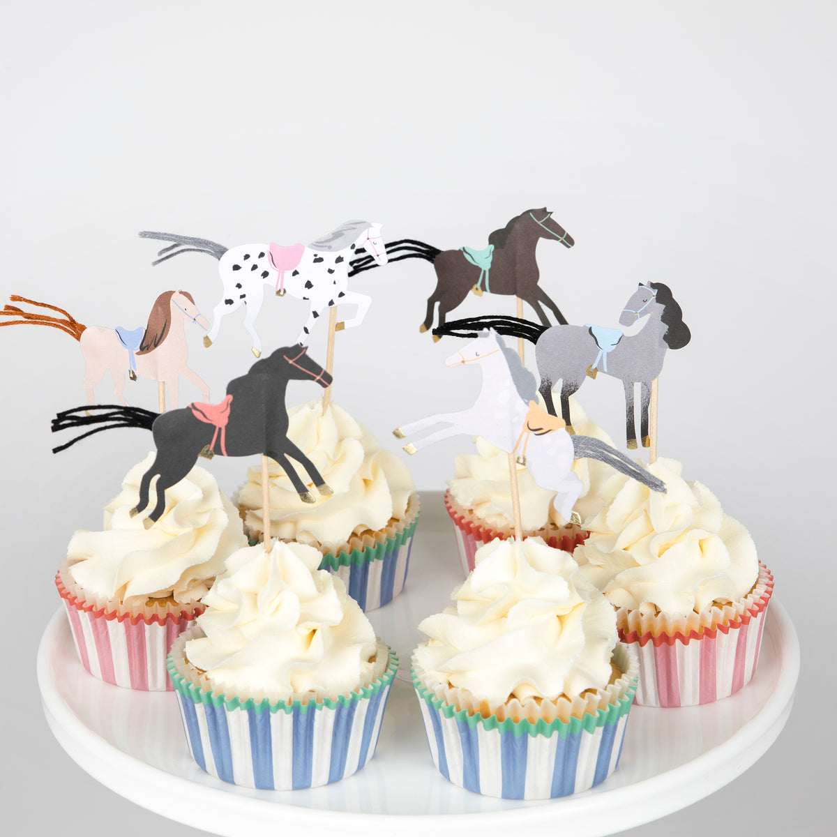 Cupcake-Set - Pferde