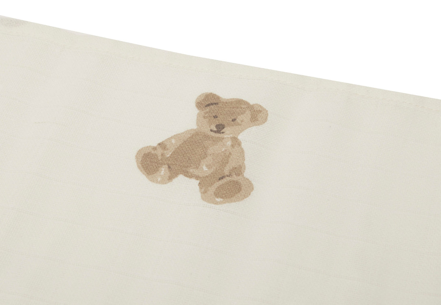 3er-Set Musselintücher Hydrophil 70x70 cm - Teddy Bear