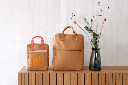 Kindergartenrucksack Square Little One & Me - Small, Karamell