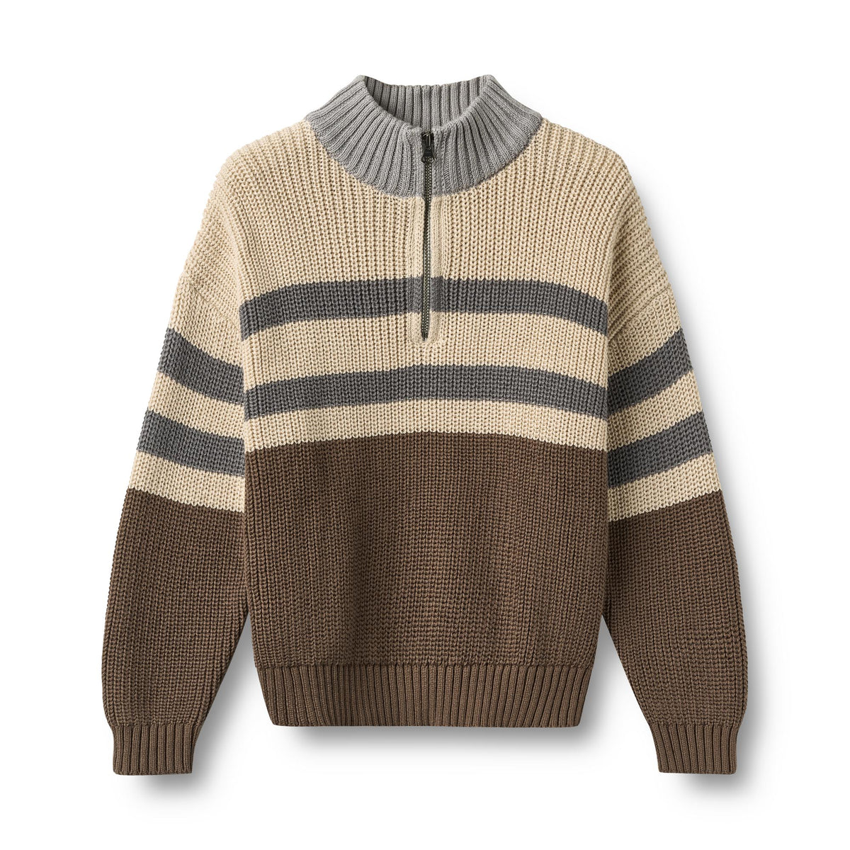 Strickpullover mit Reißverschluss Simo