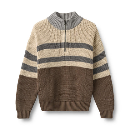 Strickpullover mit Reißverschluss Simo