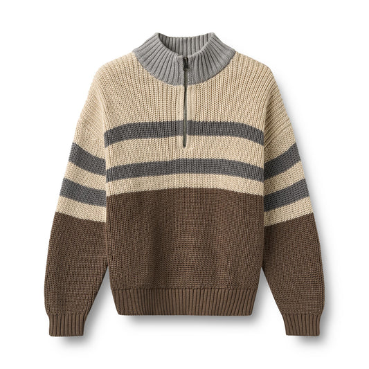 Strickpullover mit Reißverschluss Simo