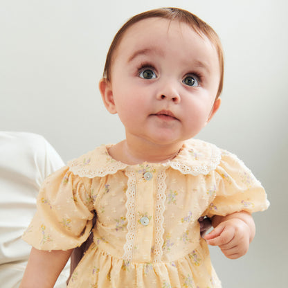 Kleid Adele mit Spitzenkragen