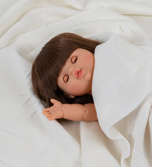 Puppe Chloé mit Schlafaugen 34 cm - OHNE Kleidung & Accessoires