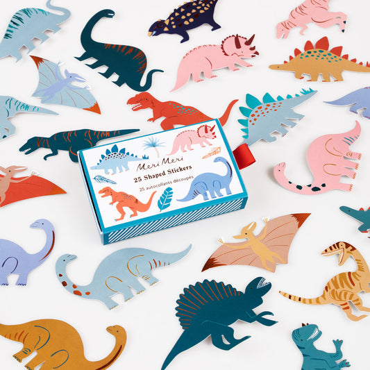 25 große Sticker - Dinosaurier