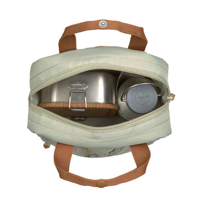 Kindergartenrucksack Square - Little Gang, Light Khaki