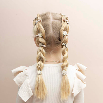 Mini Haargummi Set - Gänseblümchen