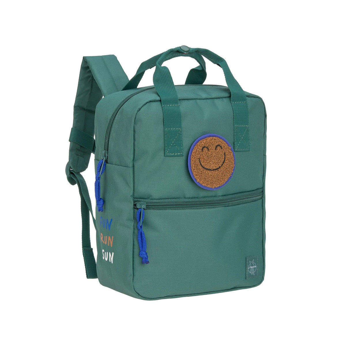 Kindergartenrucksack Square - Little Gang, Dunkelgrün