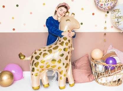 Folienballon Giraffe stehend