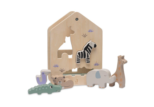 Steckspiel aus Holz - Jungle Jambo