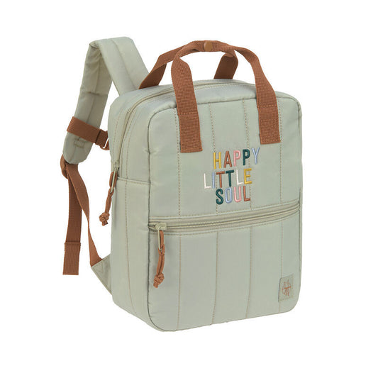Kindergartenrucksack Square - Little Gang, Light Khaki