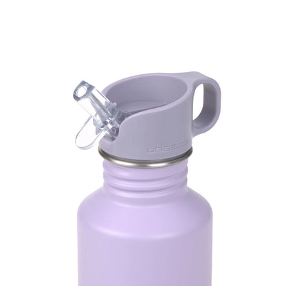 Edelstahl Kinder Trinkflasche 500 ml - Little Gang, Herz, Lila