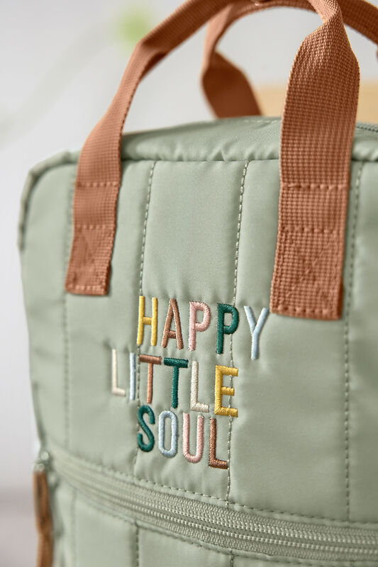 Kindergartenrucksack Square - Little Gang, Light Khaki