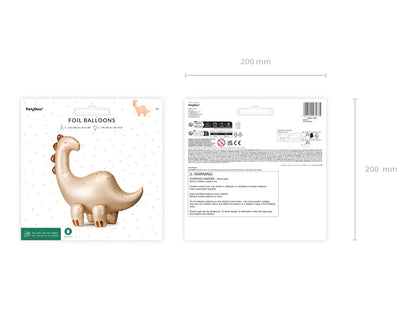 Folienballon Brontosaurus stehend